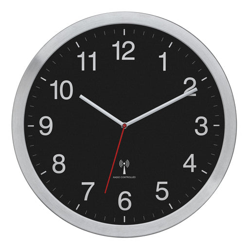 EAN 4009816038081 - TFA-Dostmann 60.3545.01 reloj de mesa o pared Reloj analógico Alrededor Aluminio, Negro imagen 1