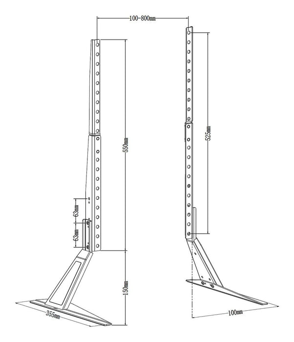 EAN 8435739901922 - AISENS DT80F-305 soporte para TV 2,03 m (80") imagen 7