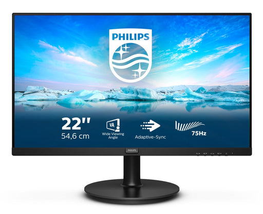 EAN 8712581771690 - Philips V Line 222V8LA/00 pantalla para PC 54,6 cm (21.5") 1920 x 1080 Pixeles Full HD LCD Negro imagen 1