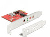 EAN 4043619917488 - DeLOCK 91748 lector de tarjeta PCI Express Interno Metálico, Rojo imagen 1