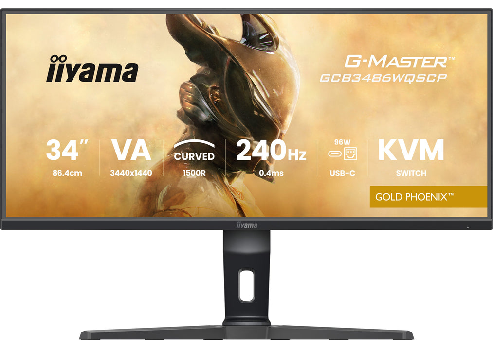 EAN 4948570125173 - iiyama G-MASTER GCB3486WQSCP-B1 pantalla para PC 86,4 cm (34") 1440 x 3440 Pixeles 4K Ultra HD Negro imagen 2