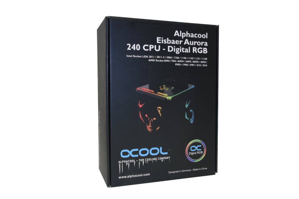 EAN 4250197117289 - Alphacool Eisbaer Aurora 240 Procesador Sistema de refrigeración líquida todo en uno 12 cm Negro 1 pieza( imagen 10