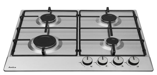 EAN 5906006211288 - Amica PGA6100BPR hobs Acero pulido Integrado 59 cm Encimera de gas 4 zona(s) imagen 2