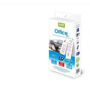 EAN 5907683604462 - Ever OFFICE PLUS Blanco 7 salidas AC 250 V imagen 1