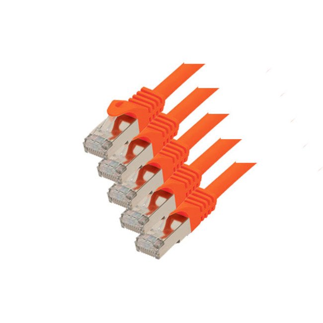 EAN 4017538061973 - S/CONN Cat. 7 S/FTP 0.25 m cable de red Naranja 0,25 m Cat7 S/FTP (S-STP) imagen 1