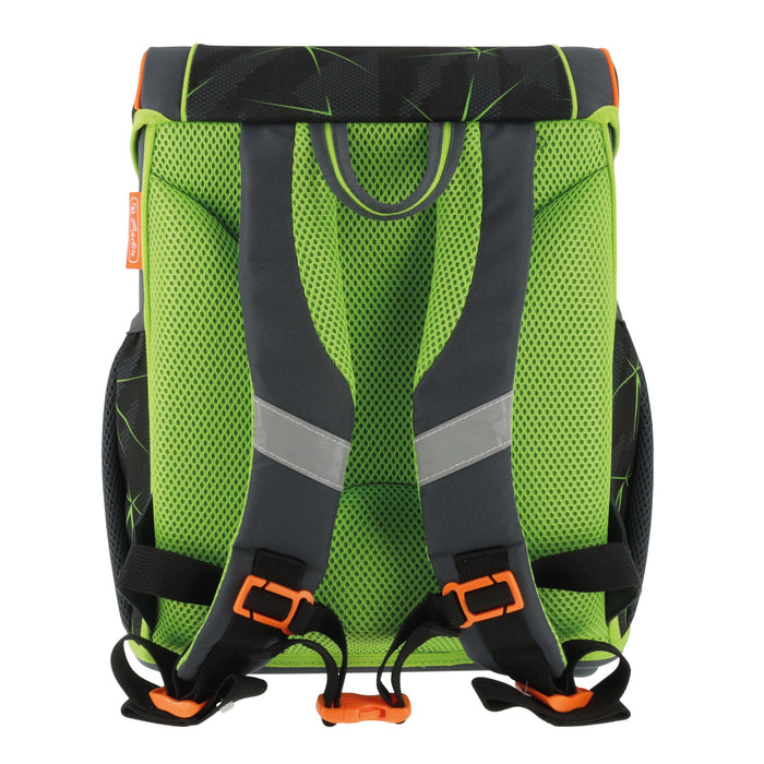 EAN 4008110370897 - Herlitz Loop Plus Wild Life juego de mochila escolar Niño Poliéster Negro, Verde, Naranja imagen 6