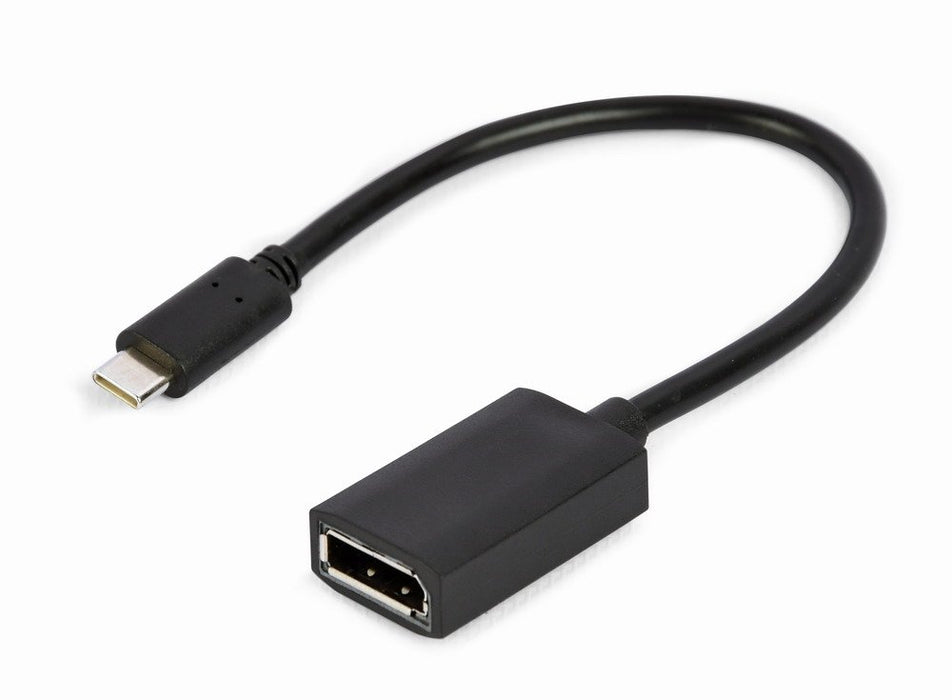 EAN 8716309124119 - Gembird A-CM-DPF-02 adaptador de cable de vídeo 0,15 m USB Tipo C DisplayPort Negro imagen 1