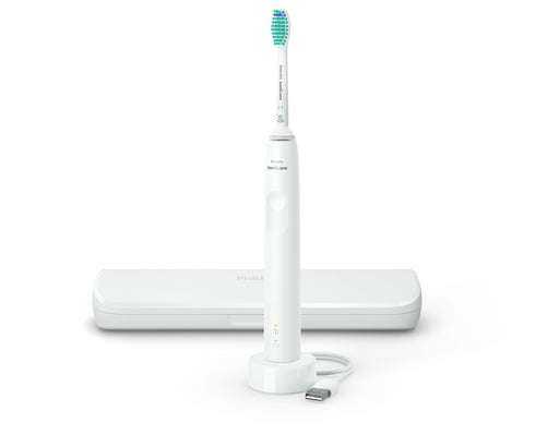 EAN 8710103985662 - Philips 3100 series HX3673/13 cepillo eléctrico para dientes Adulto Cepillo dental sónico Blanco imagen 1