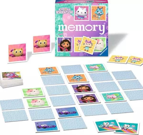 EAN 4005556225965 - Ravensburger memory 22596 juego de tablero Gabby's Dollhouse Juego de mesa Emparejamiento imagen 3