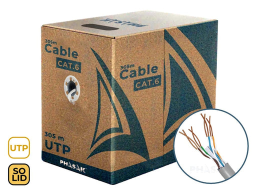 EAN 5605922028665 - Phasak PHR 6302 cable de red Gris Cat6 U/UTP (UTP) imagen 1