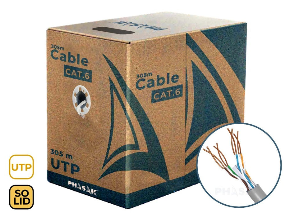 EAN 5605922028665 - Phasak PHR 6302 cable de red Gris Cat6 U/UTP (UTP) imagen 1