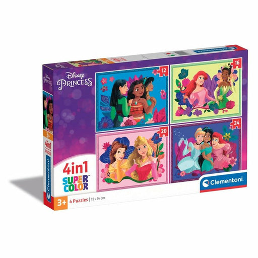 EAN 8005125215171 - Clementoni Supercolor Disney Princess Puzzle rompecabezas 12 pieza(s) Dibujos imagen 1