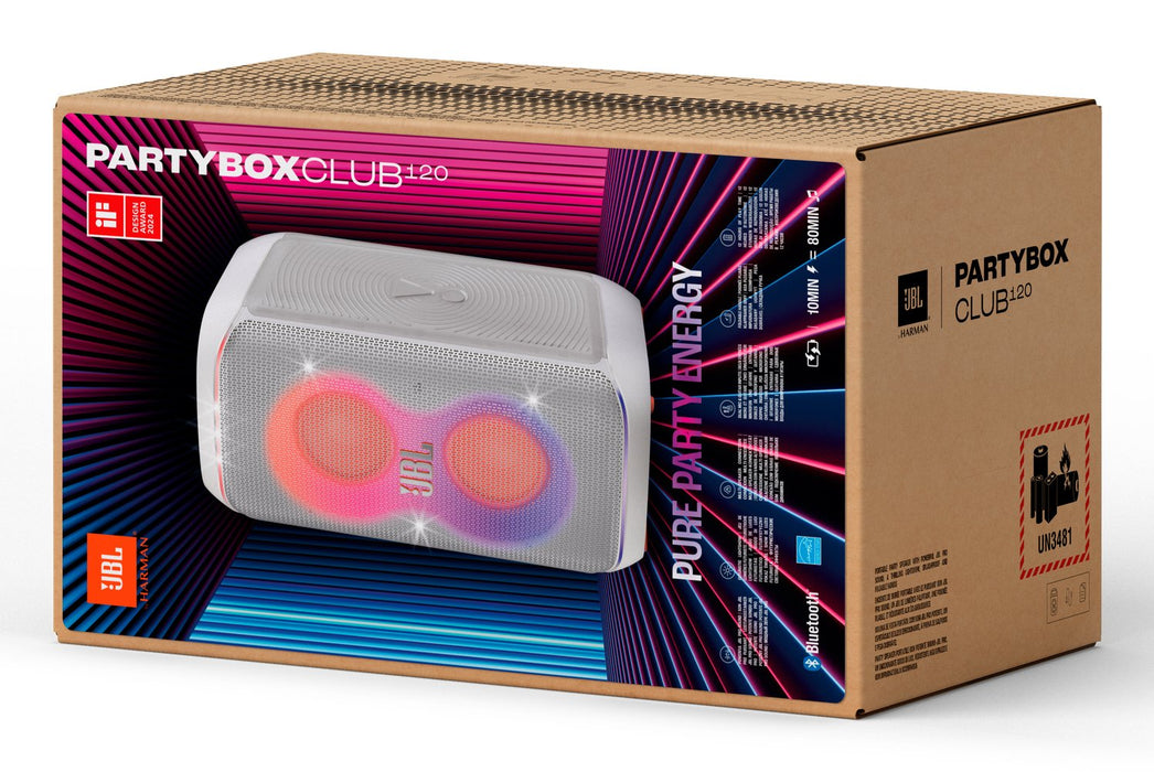 EAN 1200130019111 - JBL PartyBox Club 120 Altavoz para fiestas Blanco 160 W imagen 13