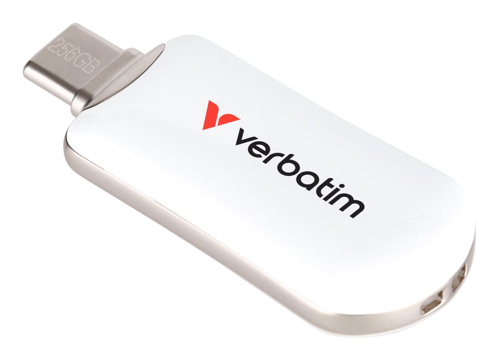 EAN 0023942302308 - Verbatim 30230 unidad flash USB 256 GB USB Tipo C 3.2 Gen 1 (3.1 Gen 1) Blanco imagen 3