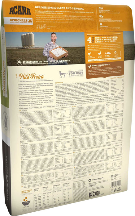 EAN 0064992714581 - Acana Cat TF Regionals Wild Prairie alimento seco para gatos 4,5 kg Adulto Pollo, Pescados imagen 2