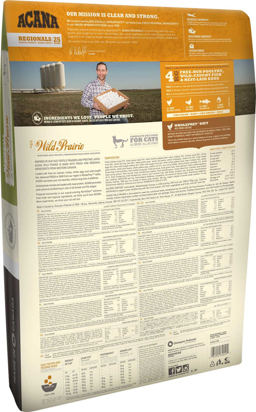 EAN 0064992714581 - Acana Cat TF Regionals Wild Prairie alimento seco para gatos 4,5 kg Adulto Pollo, Pescados imagen 2