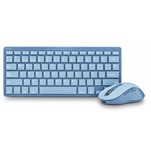 EAN 8435430625417 - NGS FANTASY (QUERTY, ES) teclado Ratón incluido Universal RF Wireless + Bluetooth QWERTY Español Azul imagen 2