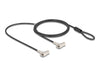 EAN 4043619209347 - Navilock 20934 cable antirrobo Negro, Plata 1,8 m imagen 1