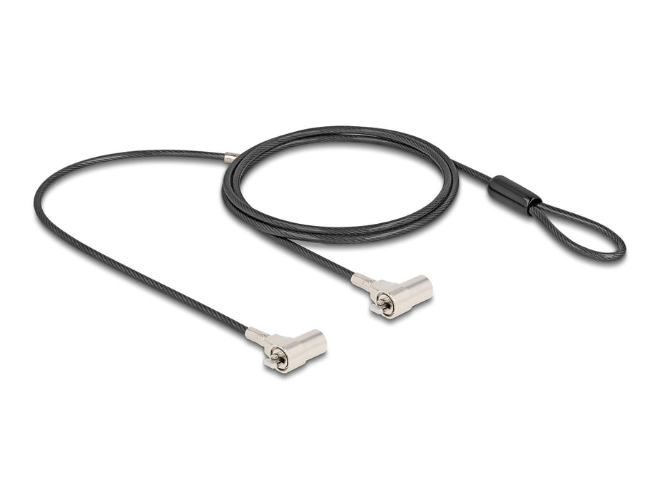 EAN 4043619209347 - Navilock 20934 cable antirrobo Negro, Plata 1,8 m imagen 1