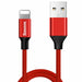 EAN 6953156253001 - Baseus 6953156253001 cable de teléfono móvil Rojo 1,2 m USB A Lightning imagen 1