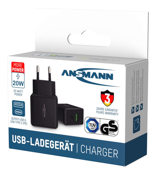 EAN 4013674176557 - Ansmann HC218PD Universal Negro Corriente alterna Carga rápida Interior imagen 7