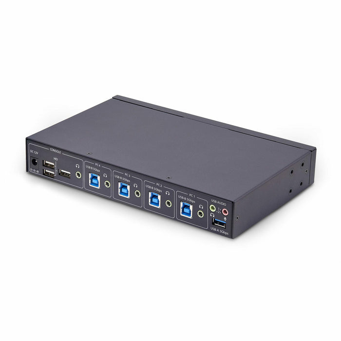 EAN 0065030902250 - StarTech.com P4A20132-KM-SWITCH interruptor KVM Negro imagen 2