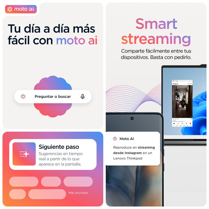 EAN 840023298141 - Motorola edge 60 16,9 cm (6.67") SIM doble Android 15 5G USB Tipo C 12 GB 256 GB 5200 mAh Azul imagen 14