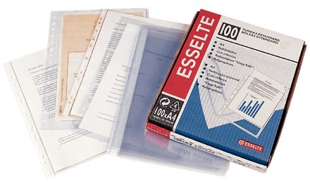 EAN 8411772062141 - Esselte 46108 protector de hojas A4 Polipropileno (PP), Cloruro de polivinilo (PVC) 100 pieza(s) imagen 1