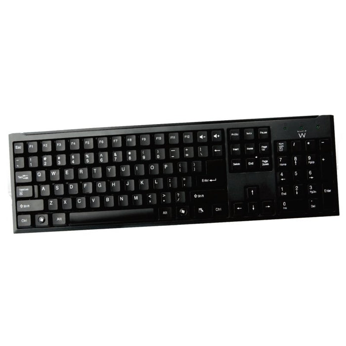 EAN 8716065227093 - Ewent EW3108 teclado Oficina USB + PS/2 Italiano Negro imagen 1