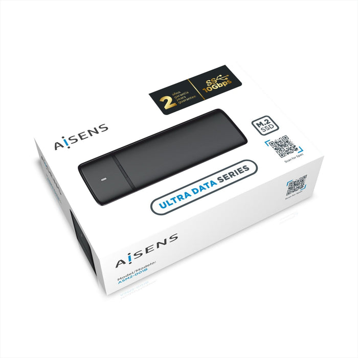 EAN 8436574704433 - AISENS ASM2-001B caja para disco duro externo Caja externa para unidad de estado sólido (SSD) Negro imagen 6