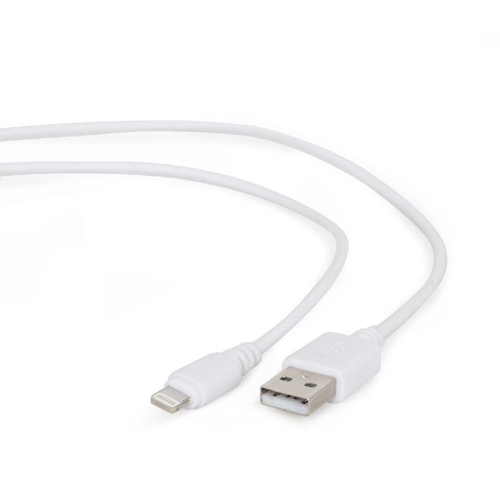 EAN 8716309095518 - Gembird CC-USB2-AMLM-2M-W cable de conector Lightning Blanco imagen 2