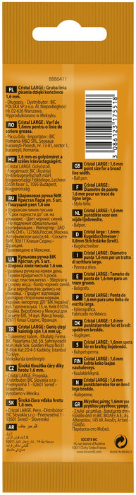 EAN 3086123175518 - BIC 888746 bolígrafo Azul 5 pieza(s) imagen 2