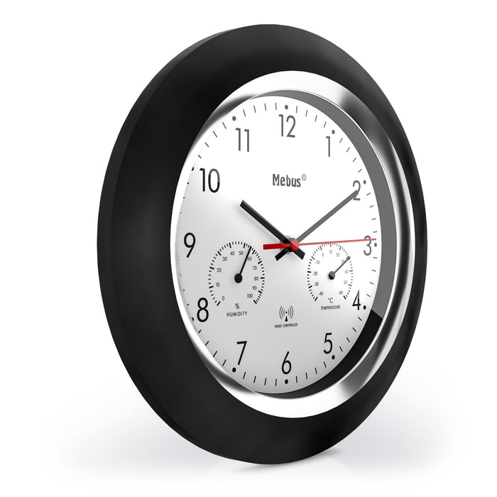 EAN 4007218194534 - Mebus 19453 reloj de mesa o pared Reloj digital Alrededor Negro, Blanco imagen 2