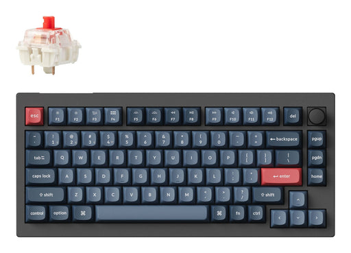 EAN 4895248861249 - Keychron V1 Max teclado Universal USB + RF Wireless + Bluetooth Negro, Gris imagen 1