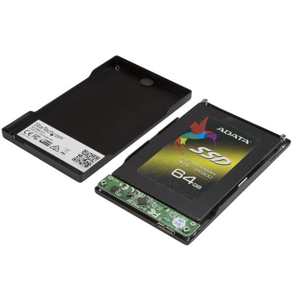 EAN 0065030861489 - StarTech.com S251BMU313 caja para disco duro externo Carcasa de disco duro/SSD Negro 2.5" imagen 3