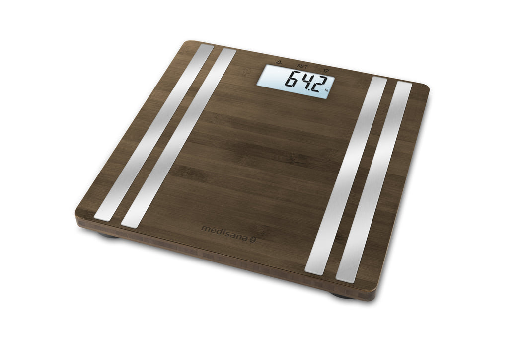 EAN 4015588405525 - Medisana BS 552 Rectángulo Bamboo, Plata Báscula personal electrónica imagen 2