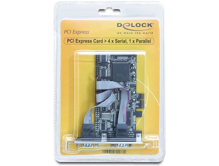 EAN 4043619891771 - DeLOCK PCI Express card 4 x serial, 1x parallel tarjeta y adaptador de interfaz imagen 2