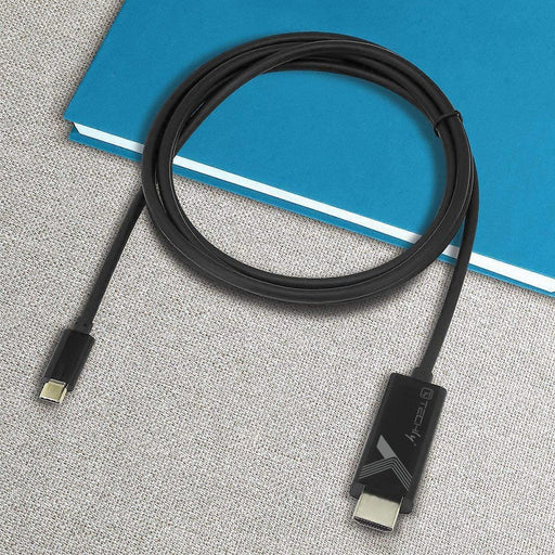EAN 8059018361889 - Techly IADAP-USBC-HDMI5TY adaptador de cable de vídeo 5 m USB Tipo C HDMI tipo A (Estándar) Negro imagen 2