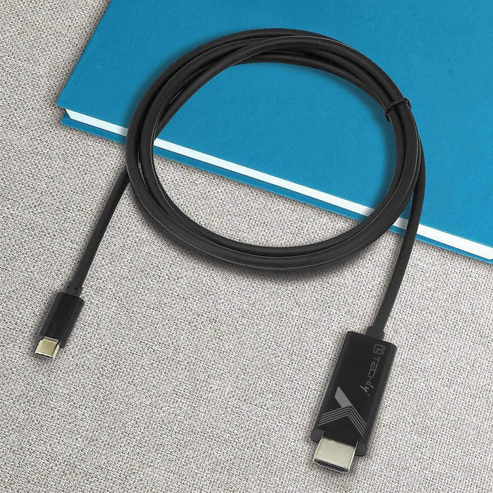 EAN 8051128106312 - Techly IADAP USBC-HDMI2TY Adaptador gráfico USB 3840 x 2160 Pixeles Negro imagen 2