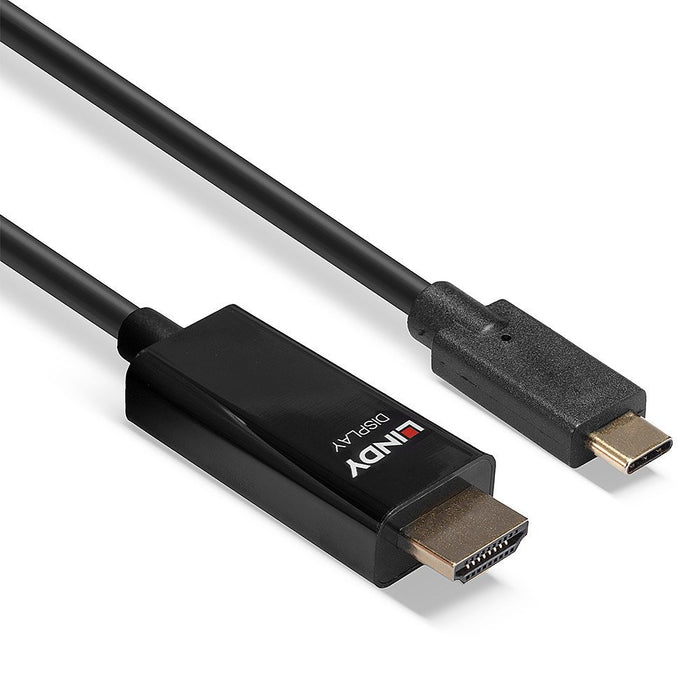 EAN 4002888433150 - Lindy 43315 adaptador de cable de vídeo 5 m USB Tipo C HDMI tipo A (Estándar) Negro imagen 3