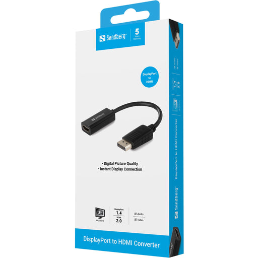 EAN 5705730508288 - Sandberg 508-28 adaptador de cable de vídeo Negro imagen 2