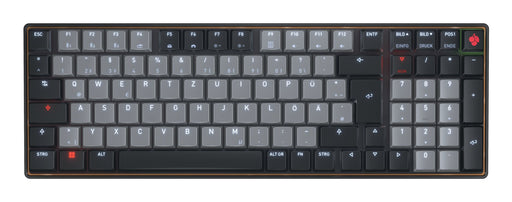 EAN 4025112119460 - CHERRY KW 550 MX LP teclado Hogar / Oficina USB + Bluetooth QWERTZ Alemán Negro imagen 1