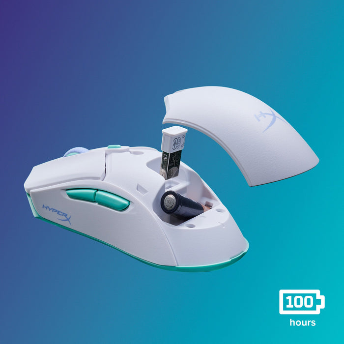 EAN 0197498115399 - HyperX Pulsefire Haste 2 Core Wireless White Gaming Mouse ratón Juego Ambidextro USB tipo A 3600 DPI imagen 4