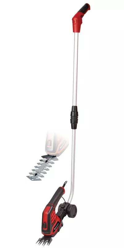 EAN 4006825665161 - Einhell GC-CG 3,6/70 Li tijera de césped inalámbrica 7 cm 3,6 V Ión de litio Aluminio, Negro, Rojo imagen 1