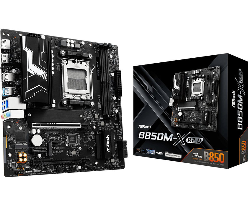 EAN 4711581490758 - Asrock B850M-X R2.0 AMD B850 Zócalo AM5 micro ATX imagen 1