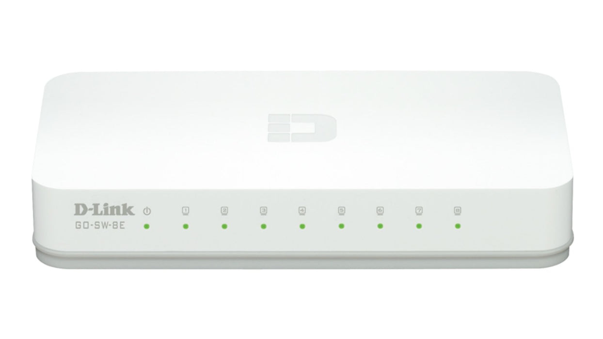 EAN 0790069388286 - D-Link GO-SW-8E/E switch No administrado Fast Ethernet (10/100) Blanco imagen 1