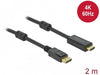 EAN 4043619859566 - DeLOCK 85956 adaptador de cable de vídeo HDMI tipo A (Estándar) Negro imagen 2