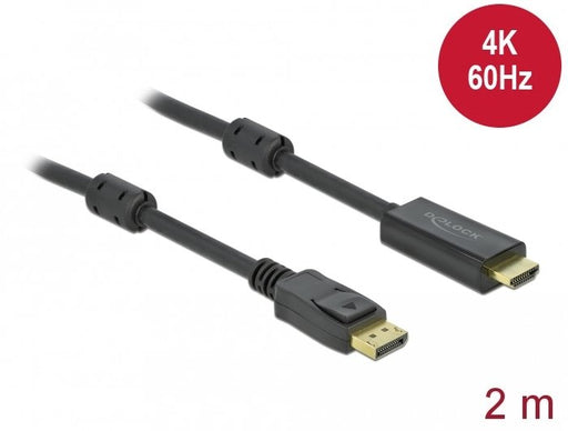 EAN 4043619859566 - DeLOCK 85956 adaptador de cable de vídeo HDMI tipo A (Estándar) Negro imagen 2