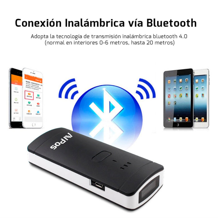 EAN 7427244626484 - AVPos AVP-BP200-2D lector de código de barras Lector de códigos de barras manos libres 1D/2D CMOS Negro,  imagen 18