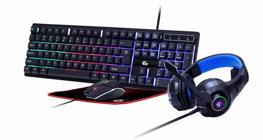 EAN 8716309118101 - Gembird GGS-UMGL4-02 teclado Ratón incluido Juego USB QWERTY Inglés de EE. UU. Negro imagen 1
